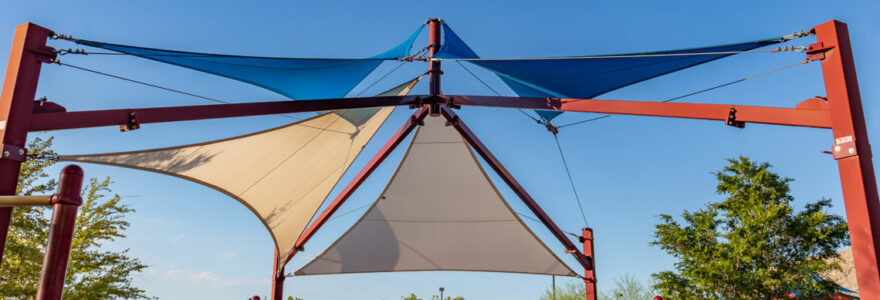 Voile d'ombrage triangulaire